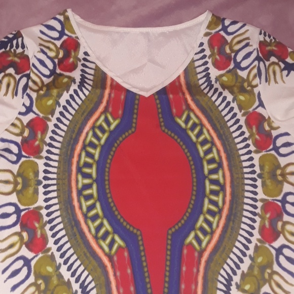 Fun Design Blouse Colorful - Picture 2 of 3